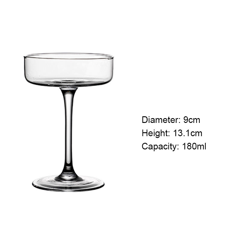 Coupe martini glass