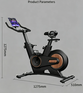 <span class=keywords><strong>Bicicleta</strong></span> de <span class=keywords><strong>Spinning</strong></span> Magnética de 36 Niveles con Consola de Juegos y Simulación de Escenas Reales <span class=keywords><strong>para</strong></span> Ciclismo Interior Inmersivo y Quema de Grasa - Product Image 1