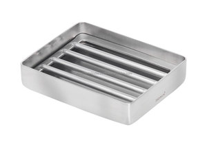 Jabonera Premium en acero inoxidable con forma personalizada exclusiva, perfecta para un uso elegante para colgar en la pared - Product Image 5