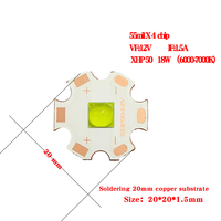 Perles de lampe LED SMD XHP50 T6 XHP70 XHP90 DC 3V/6V/12V, diodes 18W 20W 40W, LED haute puissance pour lampe torche à lumière forte