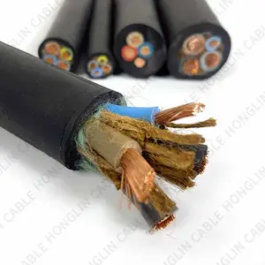 Factory direct sales soow sjow rubber cable 8 core 18awg power cable Rubber Insulation Flexible Copper Power Welding Cable