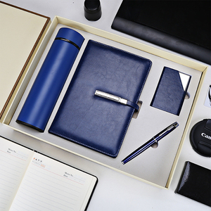 Agenda personalizada de lujo A5 negra 2021 con <span class=keywords><strong>descuento</strong></span> para clientes VIP de negocios, con juego de regalo de cuaderno con taza de vacío y bolígrafo - Product Image 2