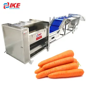 Nettoyeur de carottes industriel, machine à laver les carottes, machine à éplucher les pommes de terre en chine