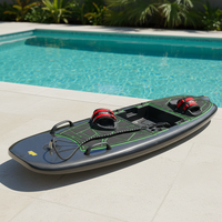 Planche de surf hydrofoil en fibre de carbone pour parc aquatique, design flottant, batterie étanche, glisse fluide pour le surf en mer