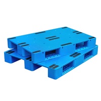 Palette en plastique hygiénique grande et longue à 3 niveaux ventilée et empilable pour le stockage en rack d'entrepôt