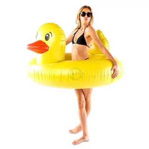 Duck Float supplier , swimming pool floating object tube Adult Duck Swimming Ring