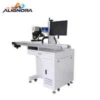 Machine de marquage et de gravure laser à fibre automatique JPT CCD 20W 30W 50W 60W 100W avec caméra et convoyeur