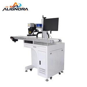 Fiber 20w 30w 50w 60W 100w JPT CCD Automatic Cabinet Fiber Laser Fiber Marking <b>Engraving</b> <b>Machine</b> With Camera Conveyor Belt - Product Image 2
