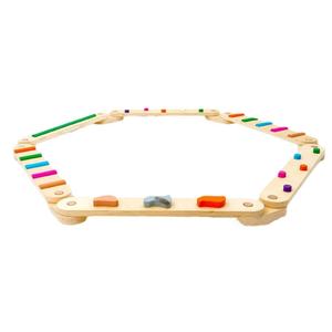 Faisceau d'équilibre en <span class=keywords><strong>bois</strong></span> <span class=keywords><strong>pour</strong></span> enfants, pierres à marche <span class=keywords><strong>pour</strong></span> bébés, panneau d'équilibre <span class=keywords><strong>pour</strong></span> tout-petits - Product Image 1