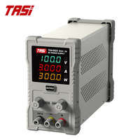 Fuente de Alimentación de CC Variable Industrial de Sobremesa TASI Serie TDA, Ajustable de 100V 5A, Alta Precisión, Estabilizada para Laboratorio