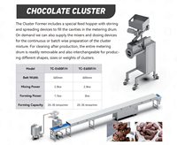 Nouvelle machine de dépose de chocolat multifonctionnelle LST pour la fabrication de fruits, noix, biscuits, farine et maïs, haute performance