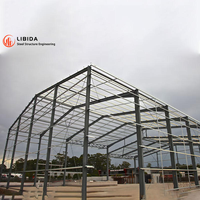 Coûts de construction de bâtiments légers en métal en Chine, structure en acier préfabriquée industrielle, coût de construction d'entrepôts
