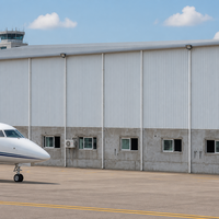 Bâtiment d'hangar en structure métallique pour l'aviation : Projets de construction de hangars pour avions et hélicoptères