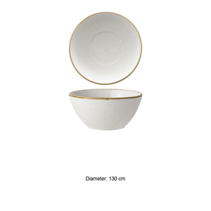 Bol Stonecast moucheté Ø 13 cm blanc décoré à la main Churchill Swhsbs141 - Product Image 3
