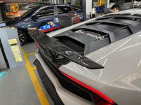 Aileron arrière en fibre de carbone de style V pour Lamborghini Huracan LP580 LP610 Spoiler