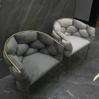 Chaise à bulles de luxe, tabouret de maquillage, design moderne, chaise de coiffeuse pour la maison, la chambre à coucher, le bureau, le salon, pour le nail art, chaise à pain