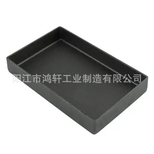 Caja de hierro fundido para ahumar, 20,7x13,2x5,5 cm, para barbacoa, cocina de carne, accesorio para acampar al aire libre, HX-A025 - Product Image 5