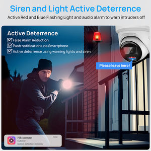 Cámara de Red Tipo Torreta Fija HIK DS-2CD23166G3-IS2UY/S(L)(RB) Acusense de 16MP con Luz Estroboscópica y Alerta Audible - Product Image 3