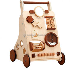 חינוך רב-תפקודי חינוך בגיל הרך עץ הליכון עם גלגלים - Product Image 1