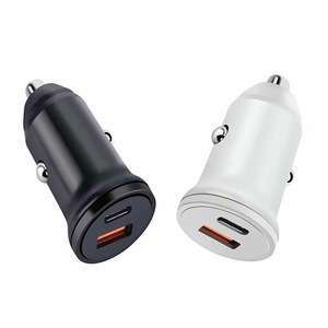 All'ingrosso caricatore USB-C per auto caricabatteria USB 30W 2 porte tipo-C adattatore per 3.0 di alimentazione per <span class=keywords><strong>iPhone</strong></span> 16/15/14/13/12 - Product Image 1
