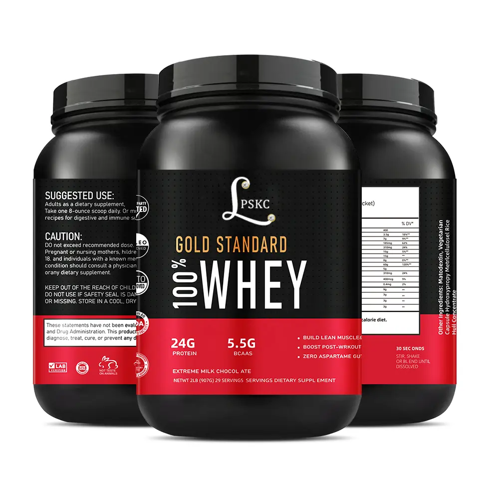 Gold Standard Whey Protein Isolate 90% Whey protein Sport Nutrition Supplement Construir Muscle Weight Gain Whey Protein Pó