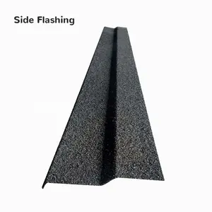 Made-to-order Windproof Slate Old Roofing Maintenance Material Fort Builders Contractors Stone Coated Roof Side Flashing