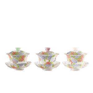Lingze Glass Gaiwan High Borosilicate Heat Resistant Green <b>Tea</b> Bowl With Lid Small Kung Fu <b>Tea</b> <b>Set</b> For Afternoon <b>Tea</b> - Product Image 5
