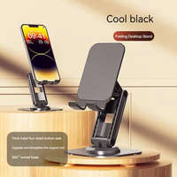 Support de téléphone rotatif à 360° en alliage d'aluminium, support de tablette pliable pour diffusion en direct, Soporte Para Telefono