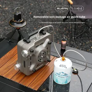 Réchaud à <span class=keywords><strong>gaz</strong></span> portable pliable TL, léger, coupe-vent, anti-explosion, à <span class=keywords><strong>double</strong></span> brûleur séparé, toutes saisons, pour <span class=keywords><strong>camping</strong></span> haut de gamme - Product Image 3