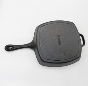 Sartén Rectangular <span class=keywords><strong>de</strong></span> <span class=keywords><strong>Hierro</strong></span> Fundido Precurado para Cocina <span class=keywords><strong>de</strong></span> Inducción, Ecológica, con Tapa <span class=keywords><strong>de</strong></span> Vidrio - Product Image 4