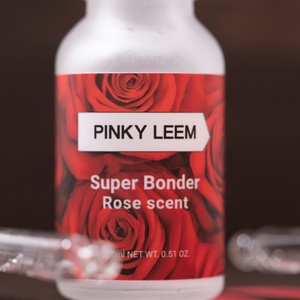 For Pinky Leem Scented Grafting Eyelash <b>Glue</b> Companion with Rose Graphic Design Accelerates Curing Speed & Firm Hold - Product Image 2