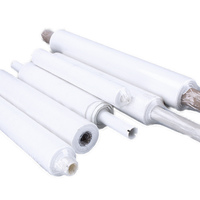 Rouleau de tampon essuieur SMT non tissé, 56 g/m², 55 % pâte de bois, 45 % polyester, sans peluches, pour imprimante, directement de l'usine