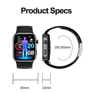 <span class=keywords><strong>Reloj</strong></span> <span class=keywords><strong>Inteligente</strong></span> Alibaba a la Moda, Resistente al Agua, Android IOS, con ECG, Bomba de Aire, Presión Arterial, para Hombres y Mujeres - Product Image 4