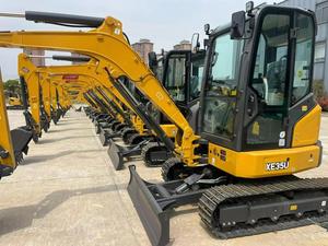 Mini-excavatrice XE35U fiable, très vendue, compacte, sur chenilles, 3,5 tonnes, équipement de construction pour l'aménagement paysager - Product Image 1