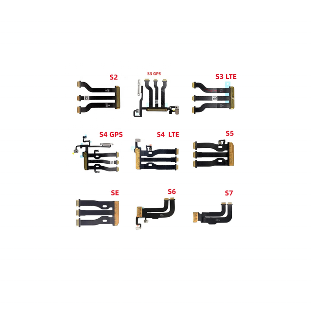 For for Apple Watch 1-7 SE 38mm-45mm LCD Screen Substrate Connector Motherboard Ribbon Cable Compatible Mobile Phone Flex Cables