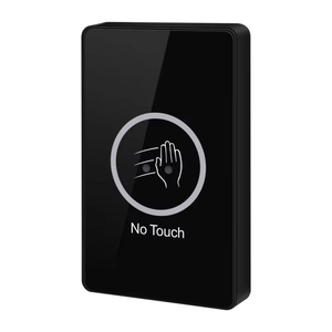 Bouton de sortie sans contact étanche pour systèmes de contrôle d'accès de porte, portée 6-18 cm - Product Image 1