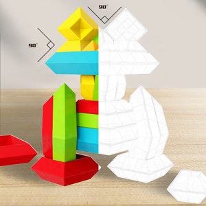 Samtoy Câu Đố Brain Teasers Trò Chơi <span class=keywords><strong>DIY</strong></span> Xây Dựng Gạch Đồ Chơi Tháp Kim Tự Tháp Xếp Chồng Khối <span class=keywords><strong>30Pcs</strong></span> Xây Dựng Khối Gạch Cho Bé Kid - Product Image 6