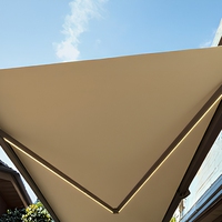 Auvent électrique à cassette intégrale avec capteur vent et soleil pour pergola, gazebo et pavillon
