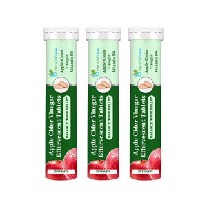 Tabletas efervescentes de vinagre de sidra de manzana, éxito de ventas, con vinagre de sidra de manzana para energía constante y equilibrio hormonal. - Product Image 1