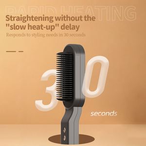 Nouvelle arrivée <span class=keywords><strong>Brosse</strong></span> lissante pour cheveux <span class=keywords><strong>TYMO</strong></span> Ring Ptc Chauffage Lissage rapide des cheveux Coiffage rapide - Product Image 4