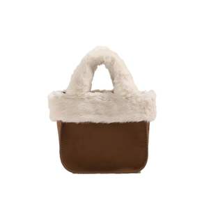 Sac à main carré petit et moelleux en velours PU rétro, nouvelle collection automne-hiver-printemps-été, tendance, bandoulière, portable pour femmes - Product Image 2