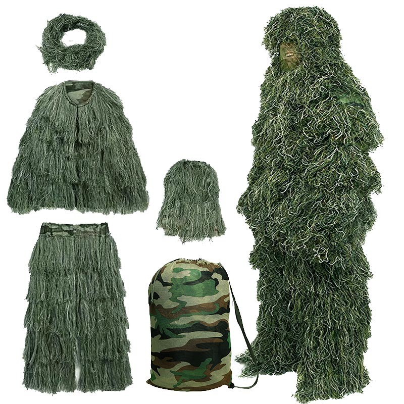 Adult Jungle Leaves Ghillie Suit with