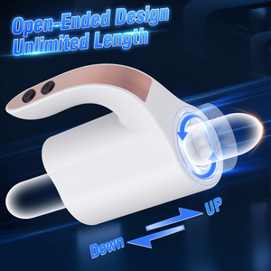 Godet de masturbation télescopique rotatif <span class=keywords><strong>automatique</strong></span> portable en forme de coupelle, Godet d'avion, Produits sexuels pour adultes - Product Image 3