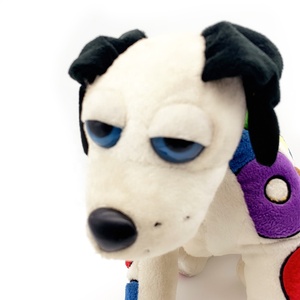 Bán Buôn Nhỏ Động Vật Sang Trọng Đồ Chơi Búp Bê Tại Chỗ Con Chó Mềm Đồ Chơi Nói Dối Con Chó Nhồi Bông Đồ Chơi Con Chó Màu Trắng - Product Image 2