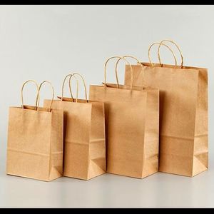 กระเป๋าบรรจุภัณฑ์กระดาษคราฟท์กันน้ำพิมพ์ลายหรูหราเกรดเชิงพาณิชย์ - Product Image 5