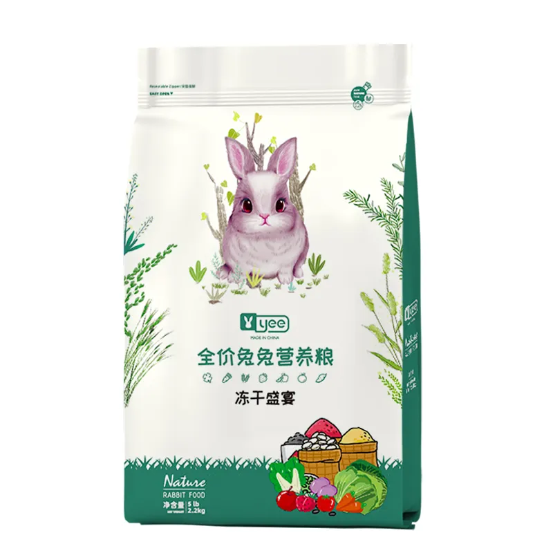 Yee hot selling Pet supplies nutrition rabbit foods pet feed for Adult rabbits and baby rabbits