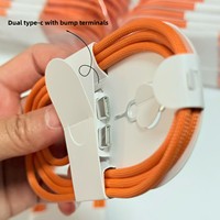 Cable de Carga Rápida USB-C de 60W para iPhone 17/16, Cable de Datos Tipo-C con Cordón de Nailon, Carga PD para Teléfono Móvil iPhone/Samsung