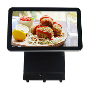 Sistema POS comercial de doble pantalla OEM con impresora integrada, pantalla táctil de 15.6 pulgadas y resolución de 1366x768 - Product Image 4