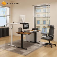 Bureau de direction motorisé réglable Mstar en acier, table assis-debout électrique avec mémoire et verrouillage automatique pour bureau commercial