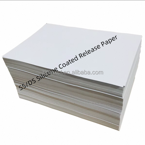 80gsm Paper Sheet White Release Paper Silicone Coated Release Paper